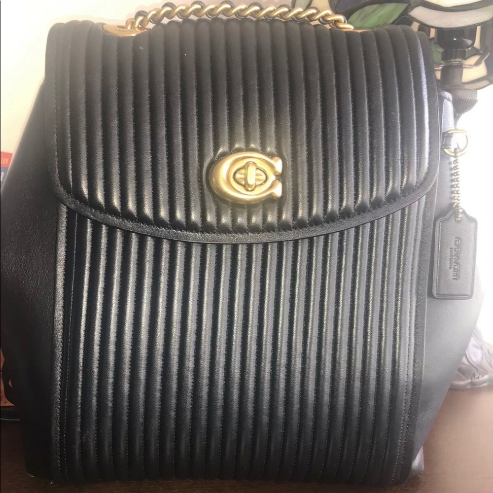 SOLD! Coach quilted Parker Backpack